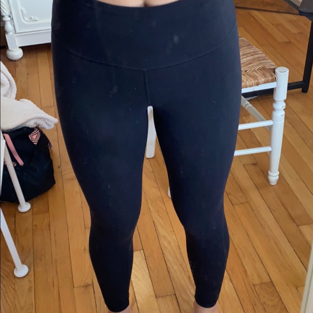 athleta women’s xxs black leggings barely worn